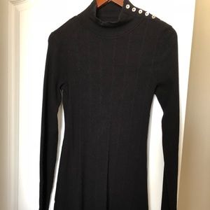 Sexy black Guess sweater dress